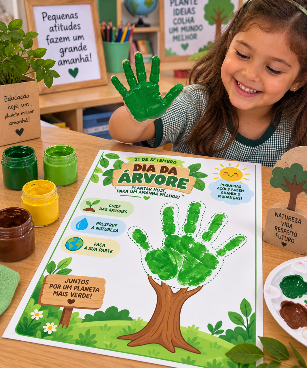🌳 Kit Dia da Árvore – Minha Mão, Meu Planeta 🌎 — amostra 1: Atividade Dia da Árvore | Educação Infantil e Ensino…