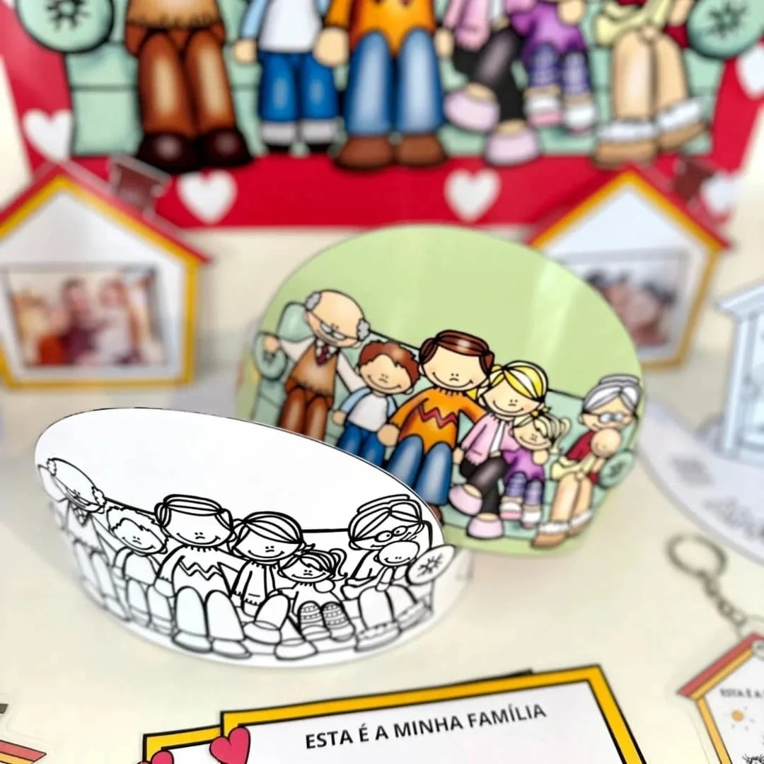 KIT DIA DA FAMÍLIA – Material Pedagógico — amostra 6: Um kit completo, encantador e cheio de significado para trabalhar o…