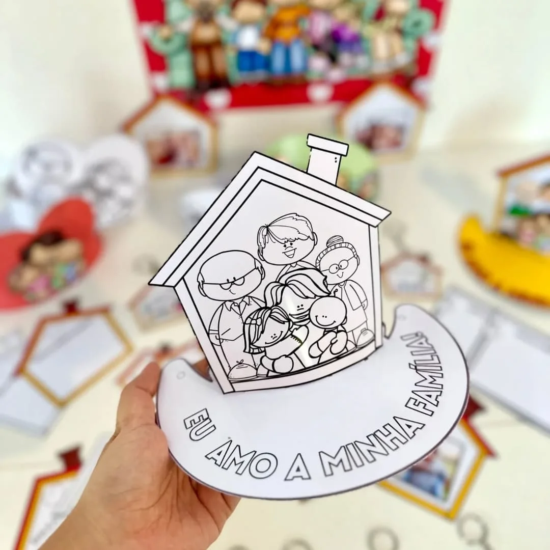 KIT DIA DA FAMÍLIA – Material Pedagógico — amostra 7: Um kit completo, encantador e cheio de significado para trabalhar o…