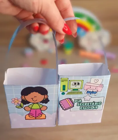 Kit Dia da Secretária e do Secretário Escolar – Painel e Lembrancinhas — amostra 1: O material contém