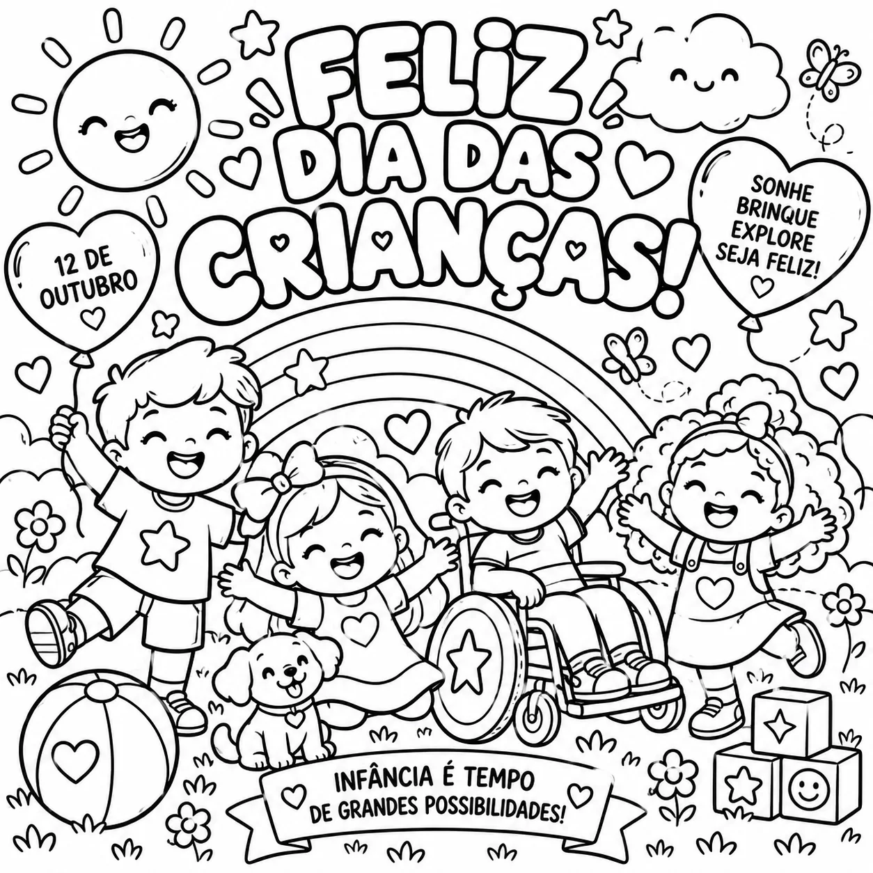 KIT DIA DAS CRIANÇAS 12 DE OUTUBRO 🎉 Um kit completo, lúdico e educativo 💙 PLR — amostra 1: 🎉 KIT DIA DAS CRIANÇAS – 12…