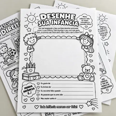 Kit Dia das Crianças – Atividades sobre Infância e Direitos — amostra 2: Kit Dia das Crianças com atividades lúdicas sobre… Kit Dia das Crianças – Atividades sobre Infância e Direitos — amostra 2: Kit Dia das Crianças com atividades lúdicas sobre…
