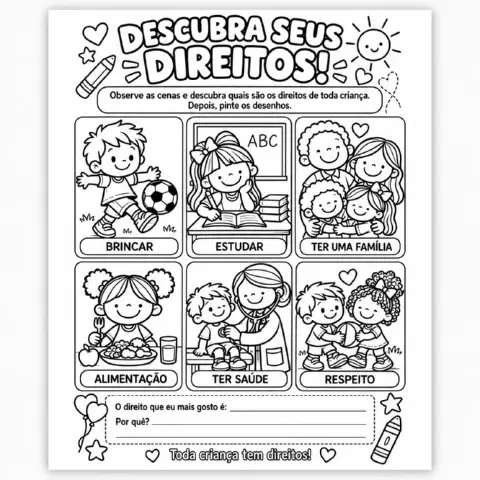 Kit Dia das Crianças – Atividades sobre Infância e Direitos — amostra 4: Kit Dia das Crianças com atividades lúdicas sobre… Kit Dia das Crianças – Atividades sobre Infância e Direitos — amostra 4: Kit Dia das Crianças com atividades lúdicas sobre…