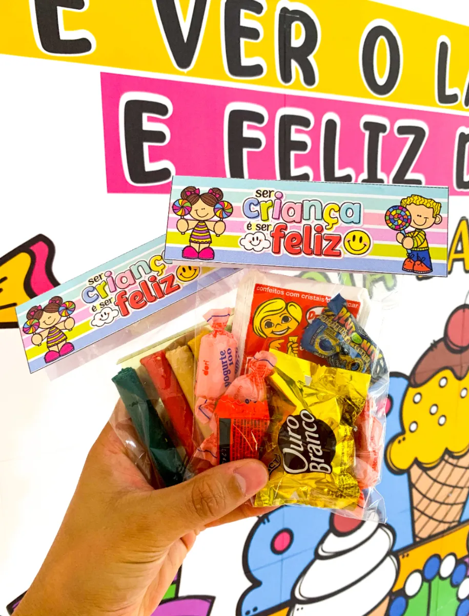 Kit Dia das Crianças com Lembrancinhas para Educação Infantil — amostra 1: Kit em PDF para Educação Infantil com painel…