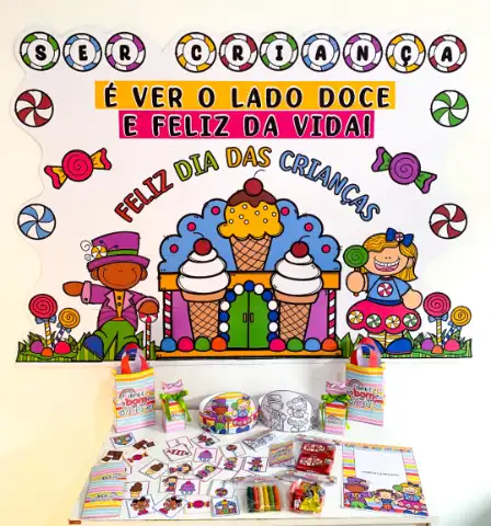 Kit Dia das Crianças com Lembrancinhas para Educação Infantil — capa do material