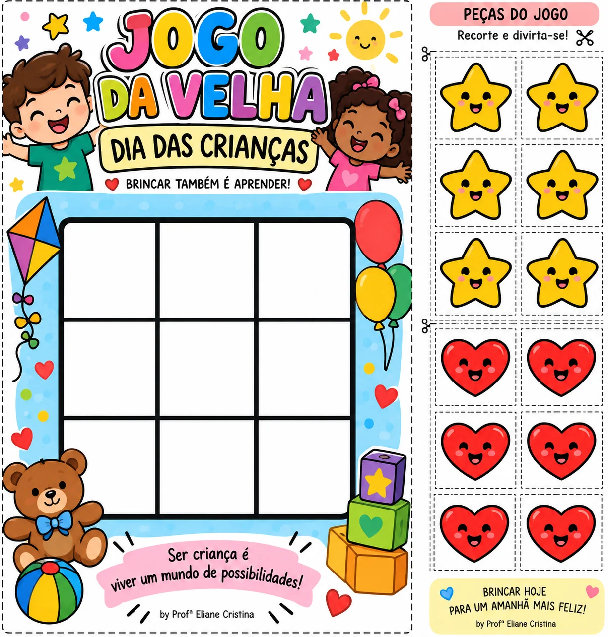 Kit dia das Crianças | Educação Infantil e Anos Iniciais — amostra 5: 🎉 KIT DIA DAS CRIANÇAS 12 DE OUTUBRO 🎉 Um kit…