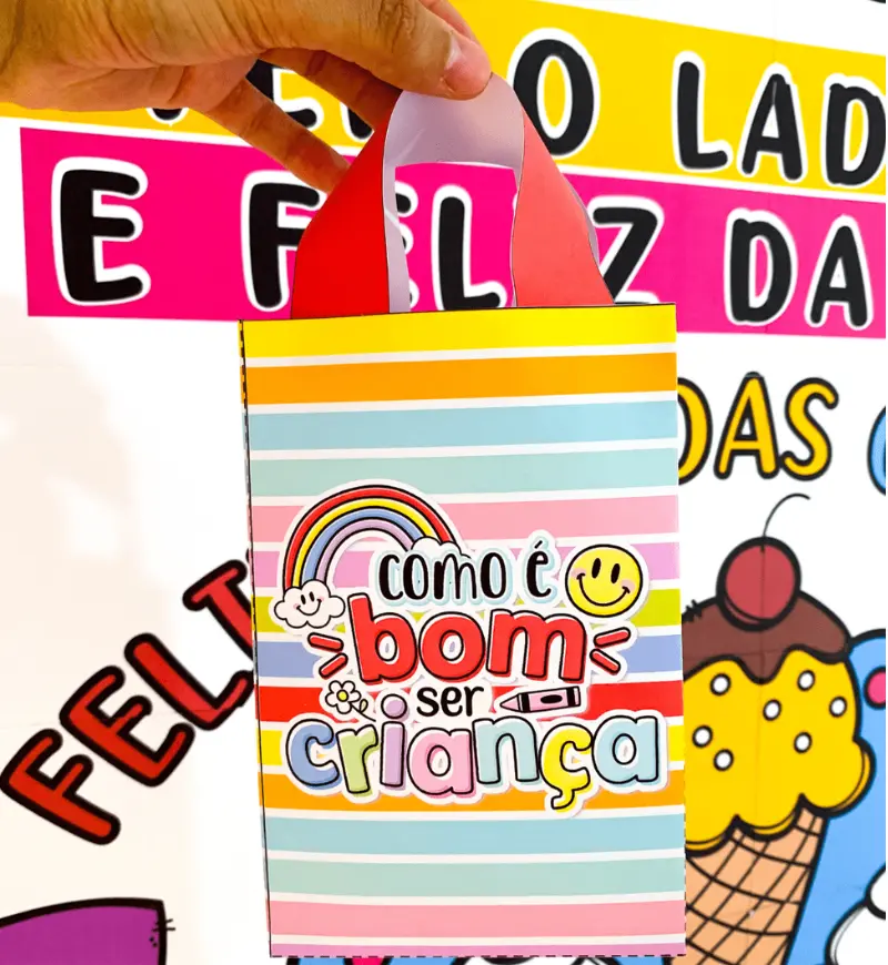 Kit Dia das Crianças em PDF para Educação Infantil — amostra 6: Prepare a comemoração na Educação Infantil com um kit em…