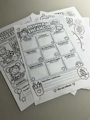 KIT DIA DAS CRIANÇAS — MINHA INFÂNCIA, MEUS DIREITOS — amostra 1: Um kit especial para trabalhar o Dia das Crianças de…