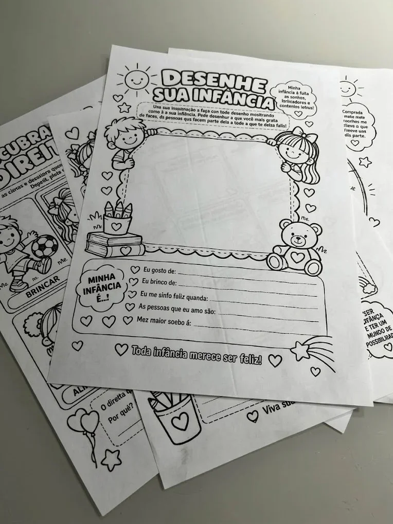 Kit Dia das Crianças | Minha Infância, Meus Direitos — amostra 1: 👩‍🏫 COMO UTILIZAR