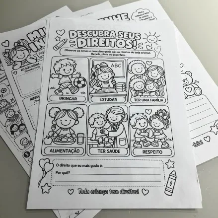 Kit Dia das Crianças | Minha Infância, Meus Direitos — amostra 3: 📦 FORMATO
