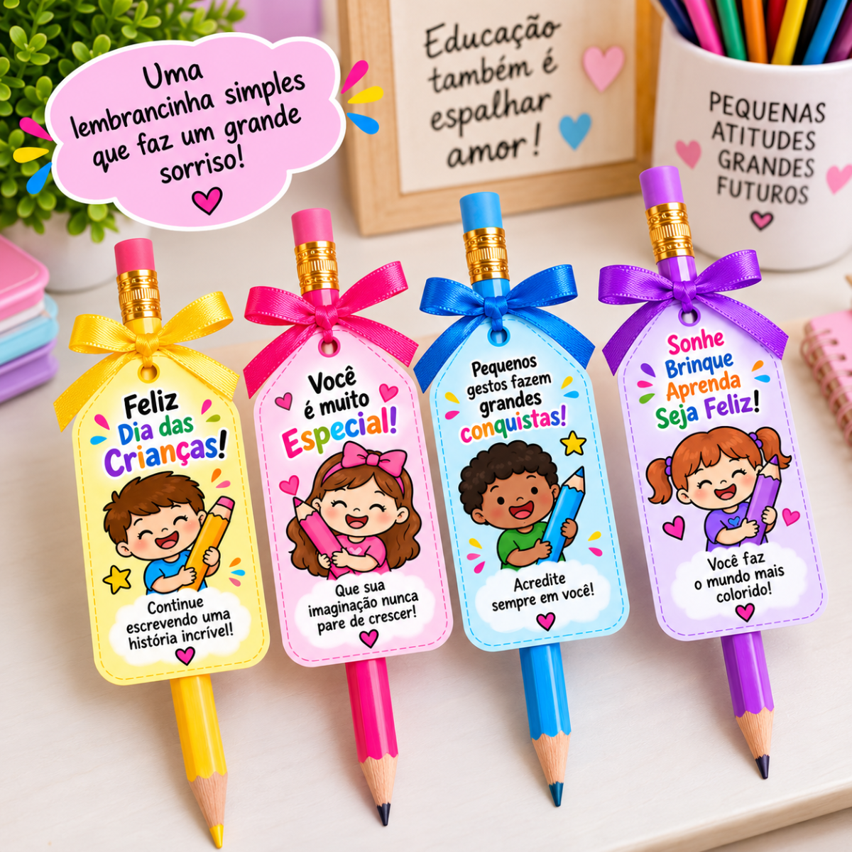 Kit Dia das Crianças — Mini Livro de Pintura + Tags para Livros — amostra 1: 🎨 MINI LIVRO DE PINTURA