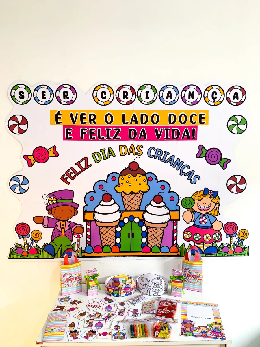Kit Dia das Crianças para Educação Infantil — Atividades para Todas as séries: Um material lindo, completo e divertido para…