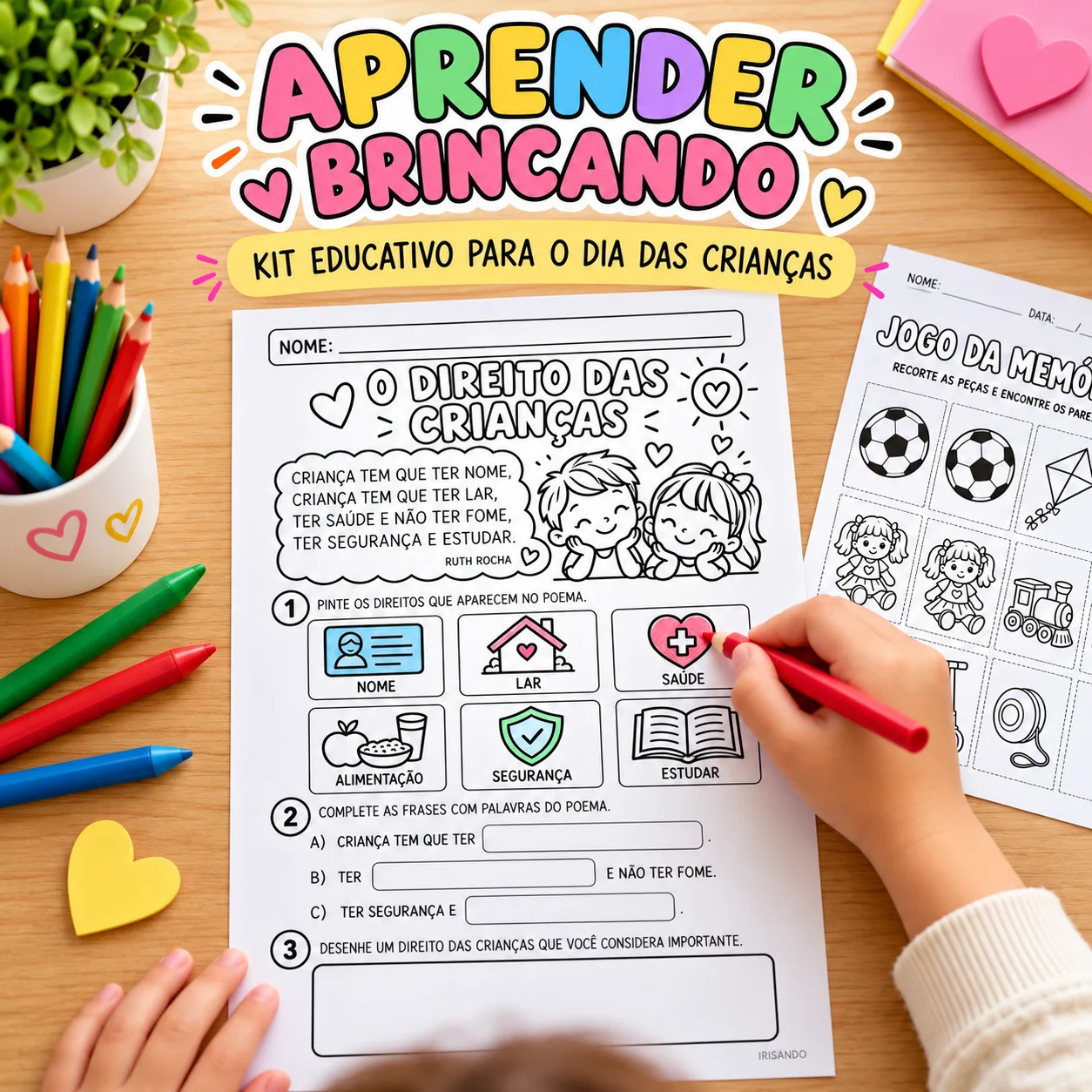 Kit Dia das Crianças – Pré-escola e 1º Ano — amostra 3: Um material completo e divertido para trabalhar o Dia das Crianças…