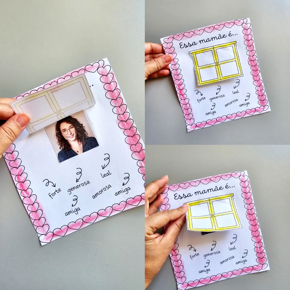 Kit Dia das Mães – Atividades Pedagógicas — amostra 1: Kit com 3 atividades criativas para o Dia das Mães