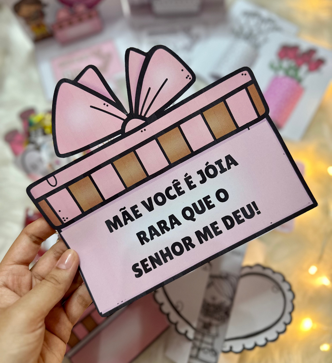 Kit Dia das Mães: cartões, lembrancinhas e decoração em PDF — amostra 4: Para quem é indicado