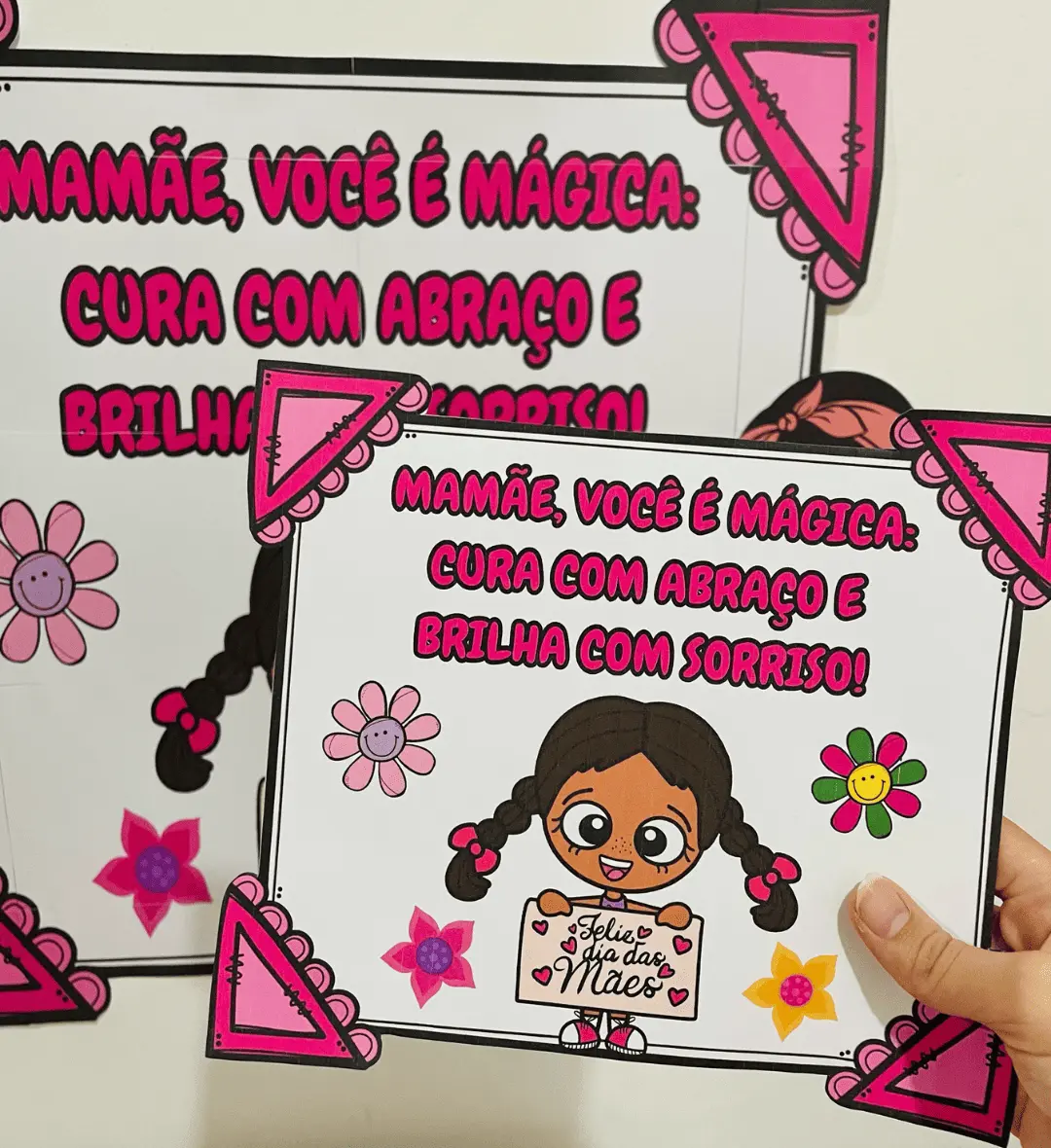 Kit Dia das Mães em PDF: Amor de Mãe para Imprimir — amostra 2: O que vem no material