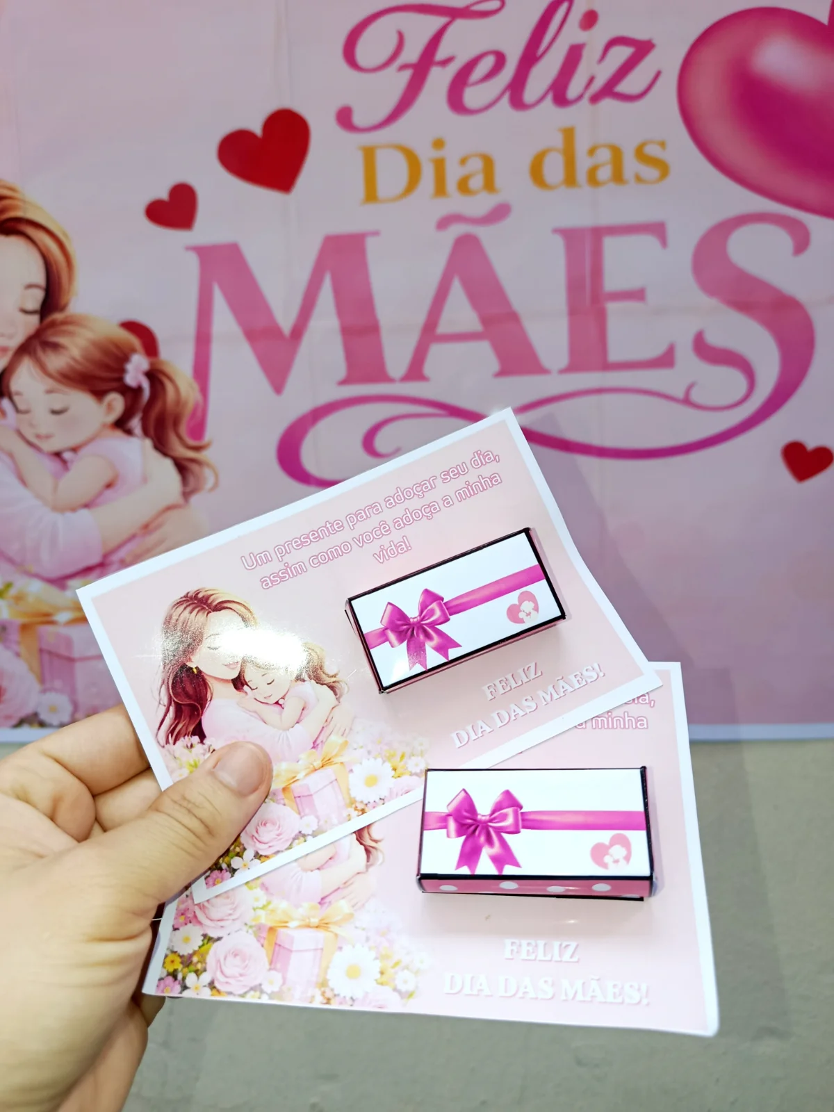 Kit dia das mães painel + cartão — amostra 1: Painel + Lembrancinha Interativa Dia das Mães Deixe sua sala linda e ainda…