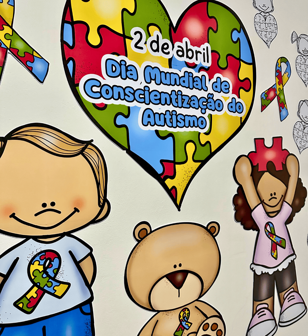 Kit Dia do Autismo em PDF para Educação Infantil — amostra 1: Kit Dia do Autismo para imprimir
