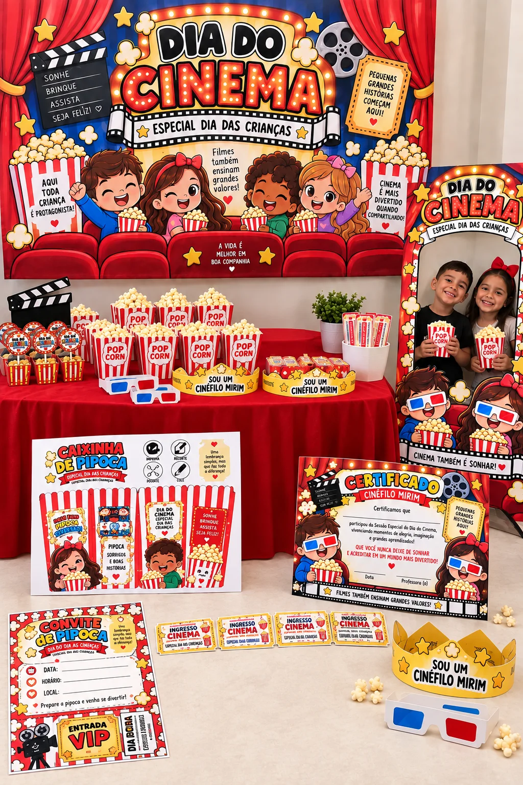 KIT DIA DO CINEMA – ESPECIAL DIA DAS CRIANÇAS — capa do material