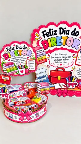 Kit Dia do Diretor Escolar – Cestinha, Mini Painel e Lembrancinhas — amostra 2: Kit digital para o Dia do Diretor Escolar… Kit Dia do Diretor Escolar – Cestinha, Mini Painel e Lembrancinhas — amostra 2: Kit digital para o Dia do Diretor Escolar…