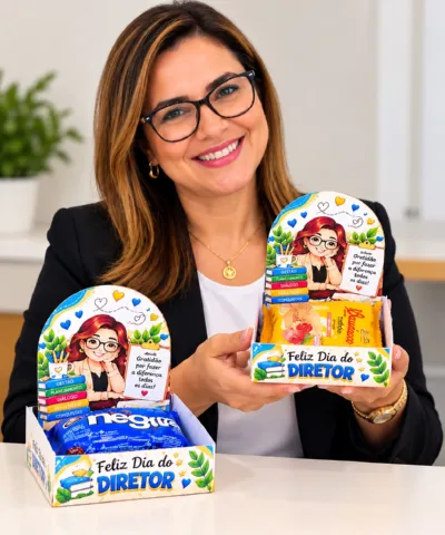 Kit Dia do Diretor – Moldura e Lembrancinha para Imprimir — amostra 5: Kit digital para homenagear o diretor escolar com…