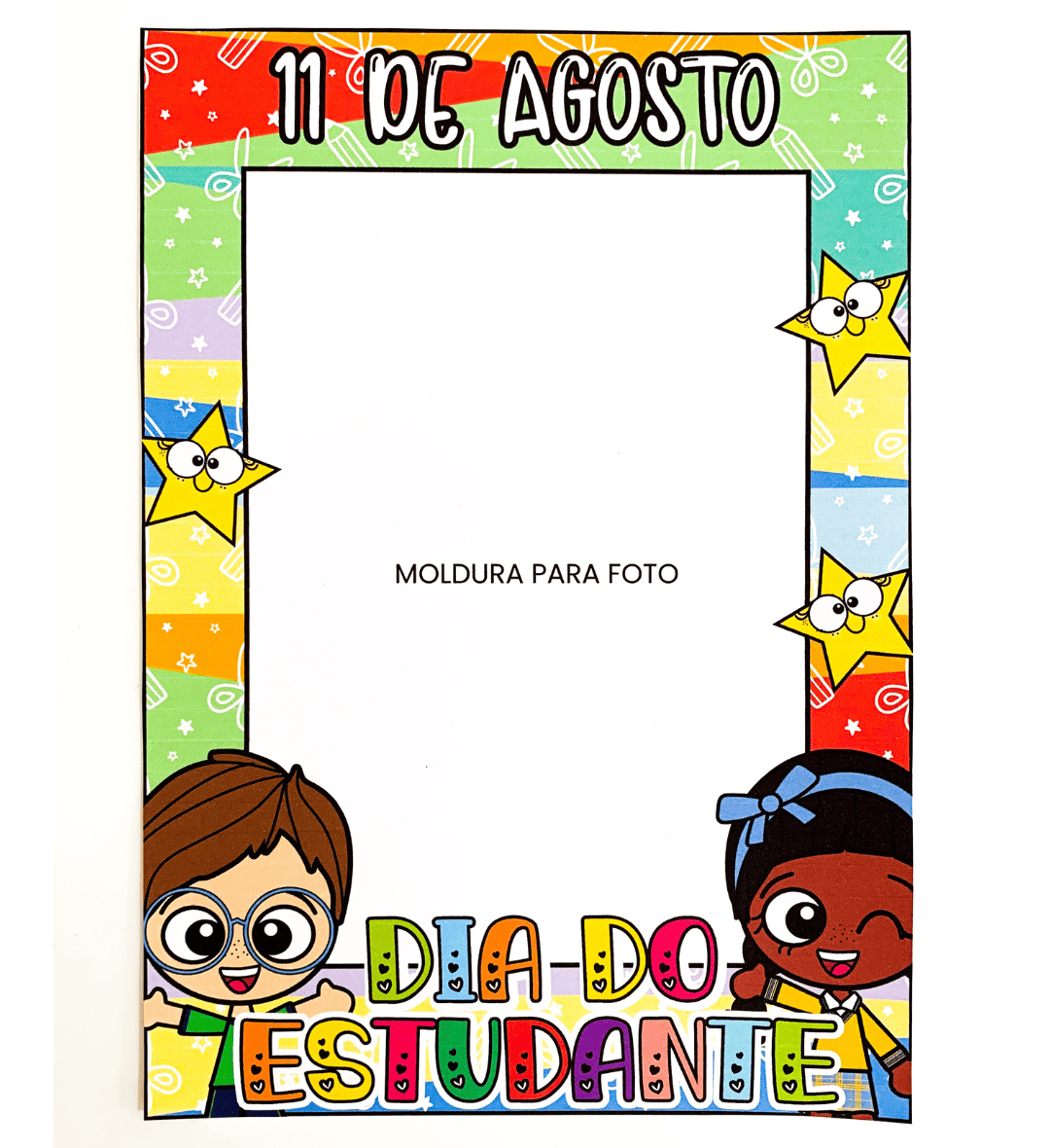 Kit Dia do Estudante em PDF para Educação Infantil — amostra 6: Celebre o Dia do Estudante na Educação Infantil com um kit…