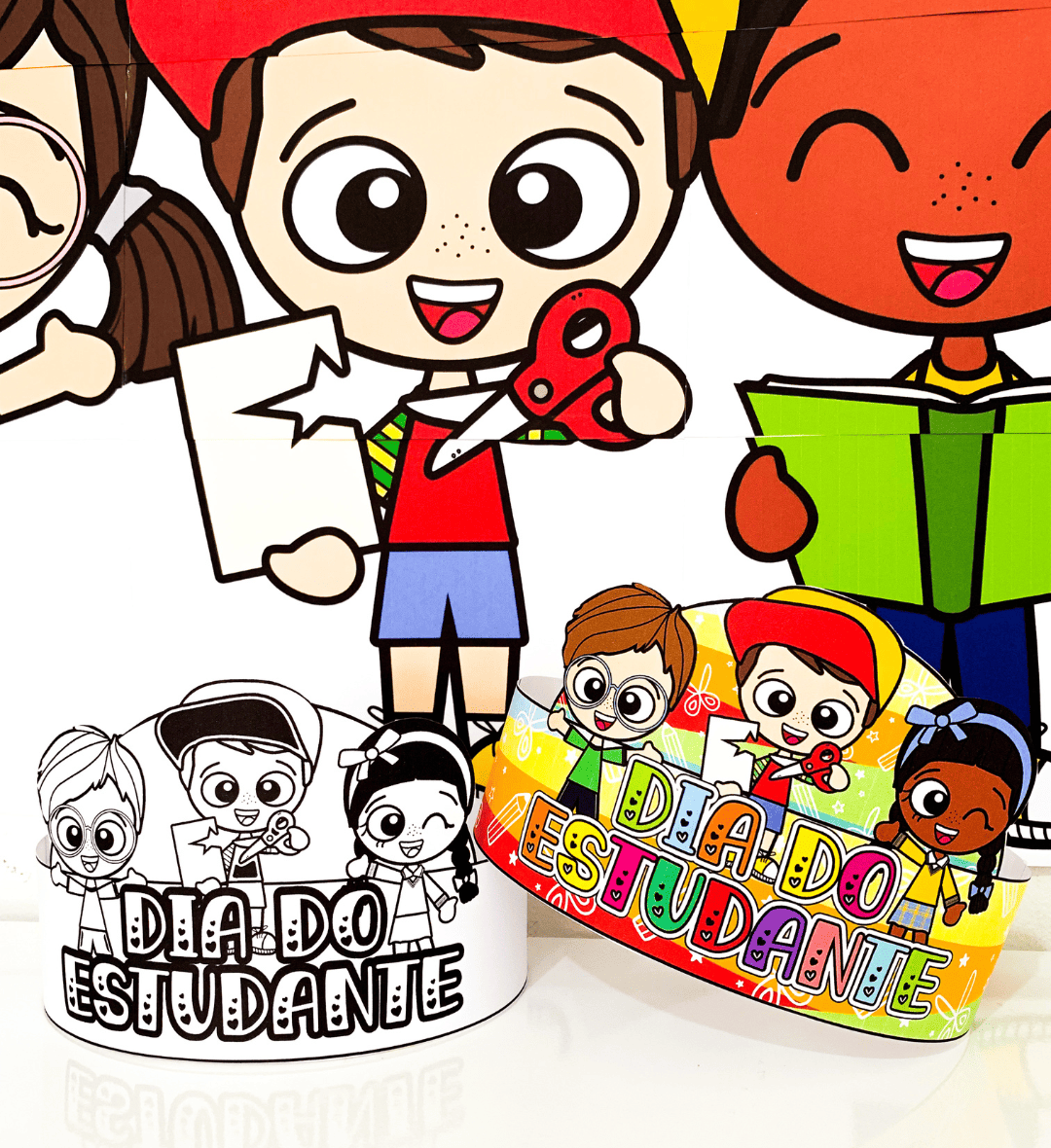 Kit Dia do Estudante em PDF para Educação Infantil — amostra 7: Celebre o Dia do Estudante na Educação Infantil com um kit…