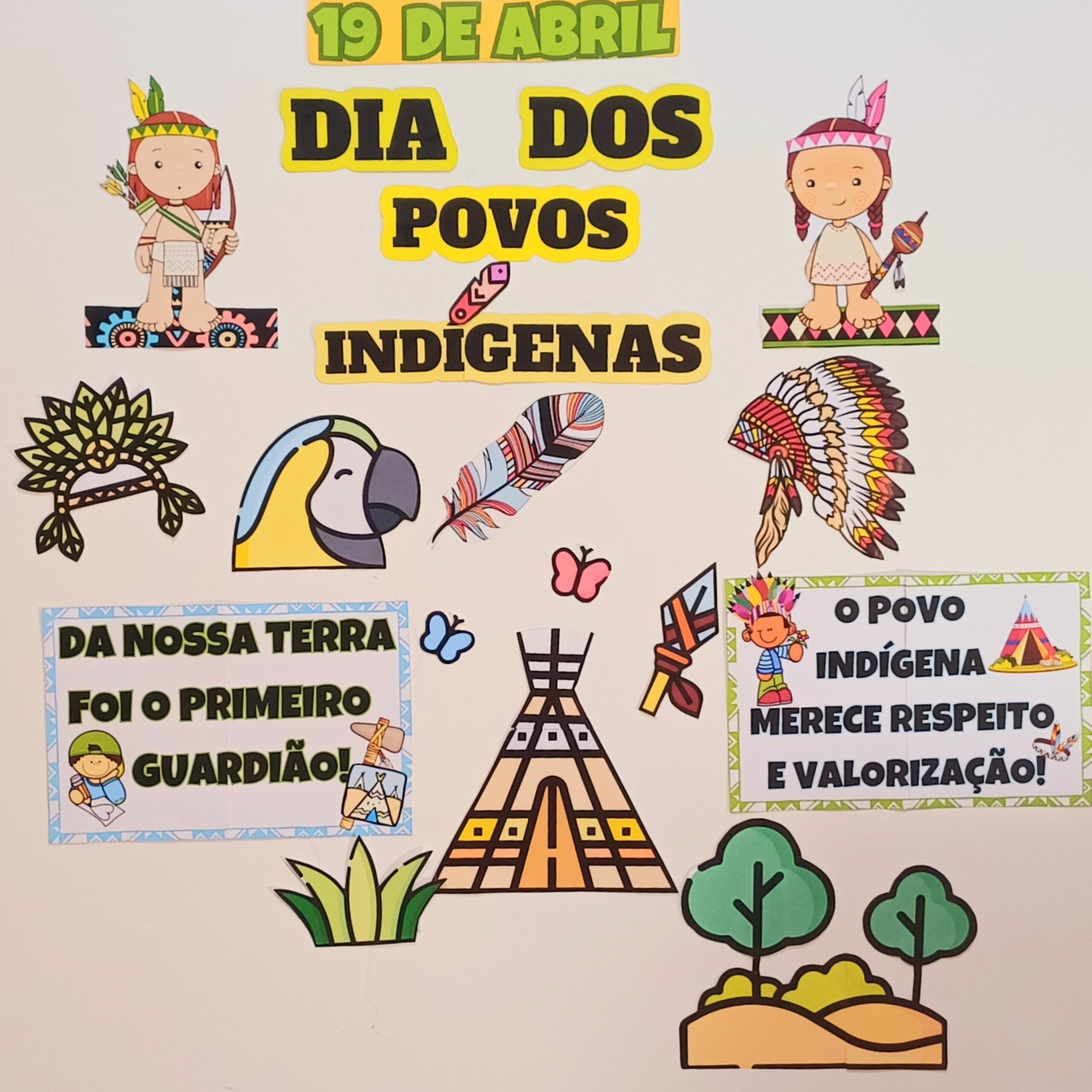 Kit dia do indígenas / povos originários – PDF para Imprimir — capa do material