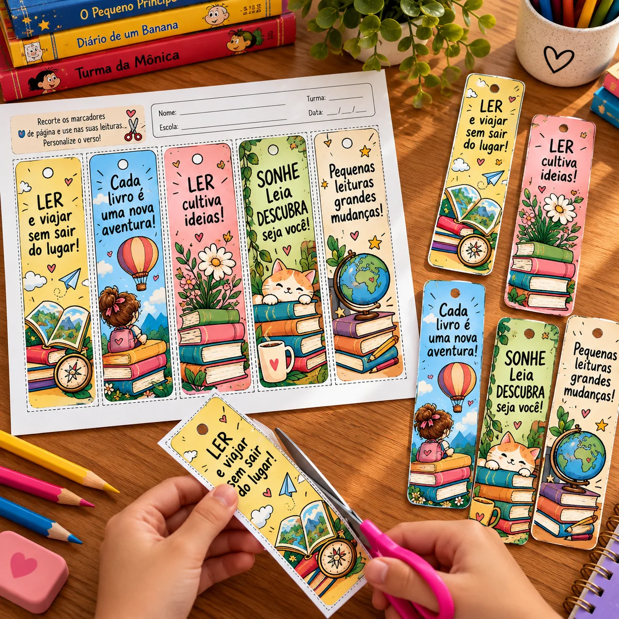 Kit Dia do Livro: Atividades de Incentivo à Leitura — amostra 1: KIT DE ATIVIDADES DE INCENTIVO À LEITURA — DIA NACIONAL DO…
