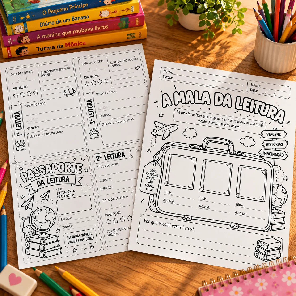 Kit Dia do Livro: Atividades de Incentivo à Leitura — amostra 5: INFORMAÇÕES SOBRE O PRODUTO