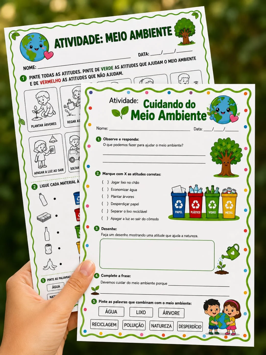 Kit Dia do Meio Ambiente Educação Infantil — capa do material