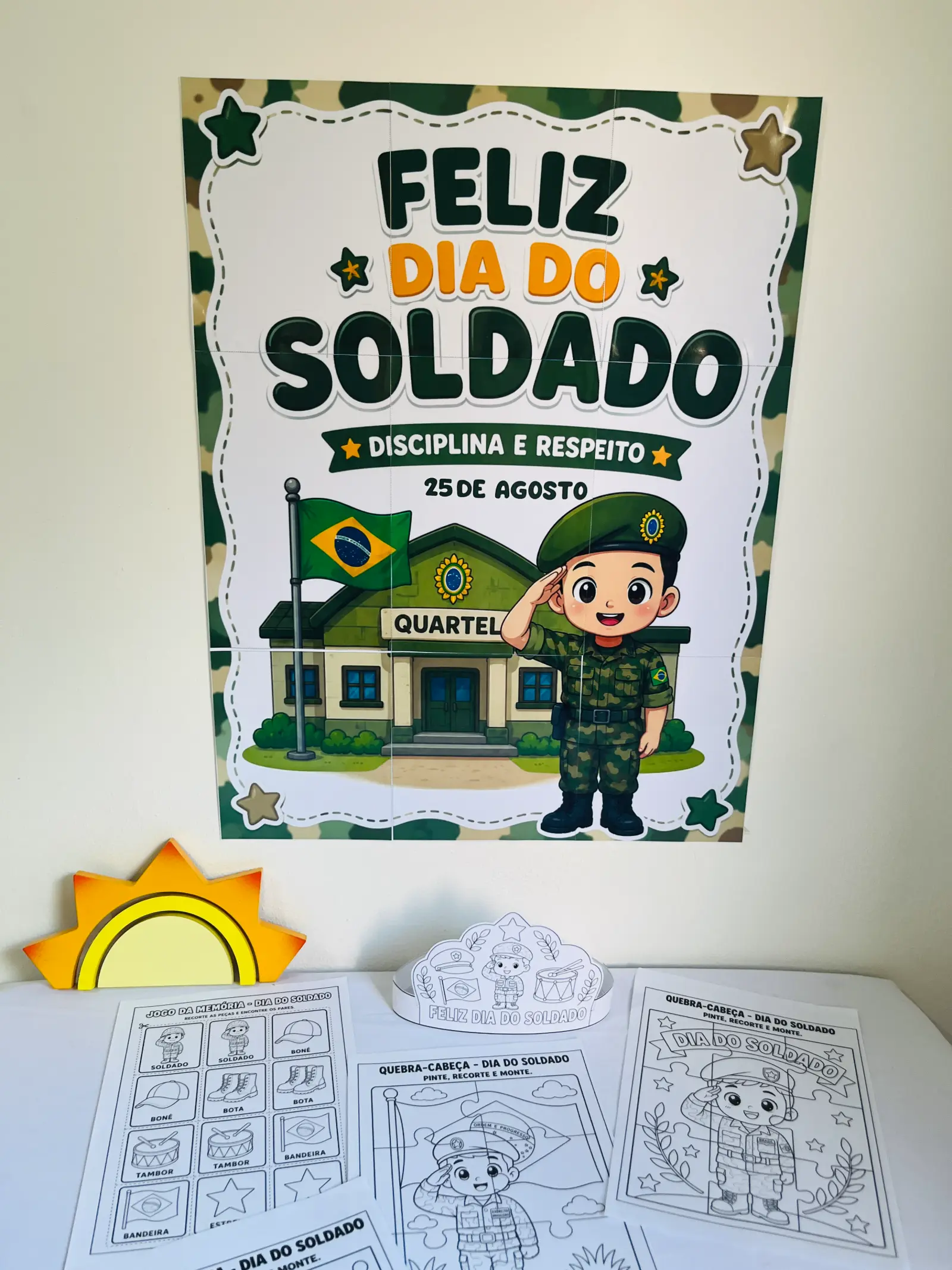 Kit Dia do Soldado – Painel, Jogos e Atividades para Imprimir — Datas comemorativas para Educação Infantil: Kit Dia do…