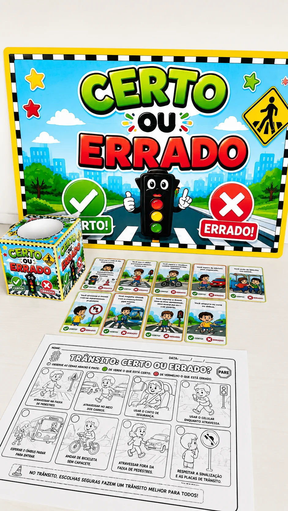 KIT DIA DO TRÂNSITO: CERTO OU ERRADO? — amostra 4: 📲 ENTRE NO MEU GRUPO DE VENDAS