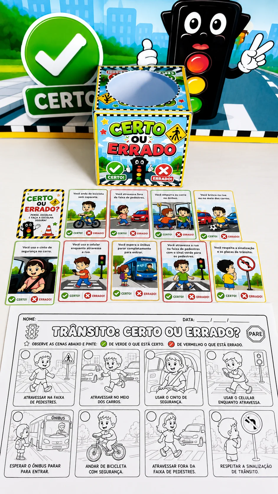 KIT DIA DO TRÂNSITO: CERTO OU ERRADO? — amostra 5: ESSE RECURSO NÃO FAZ PARTE DO DRIVE DE AGOSTO