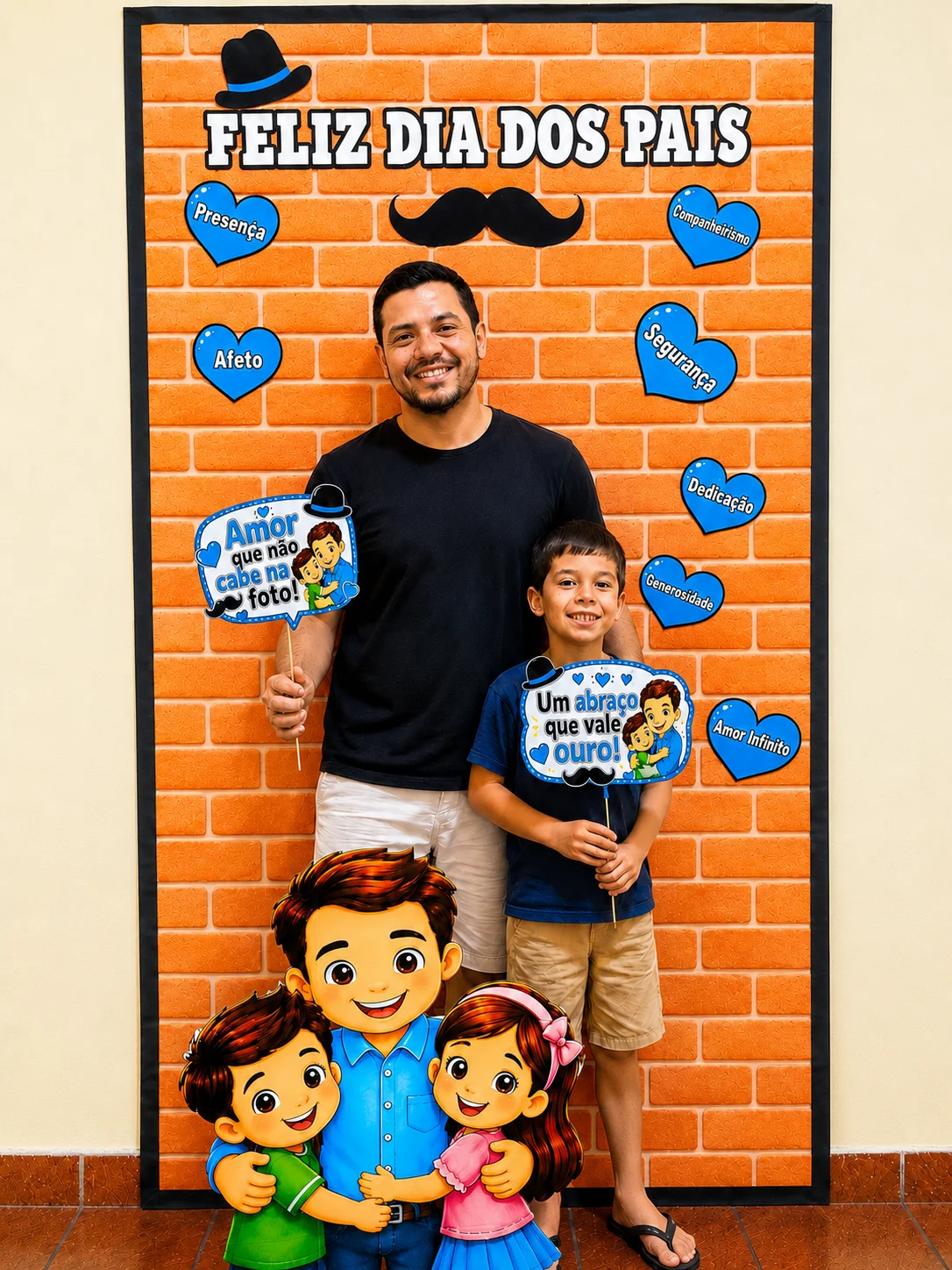 Kit Dia dos Pais - Amor que Inspira, Exemplo que Fica! 💙 — amostra 1: KIT DIA DOS PAIS – Completo para uma homenagem…