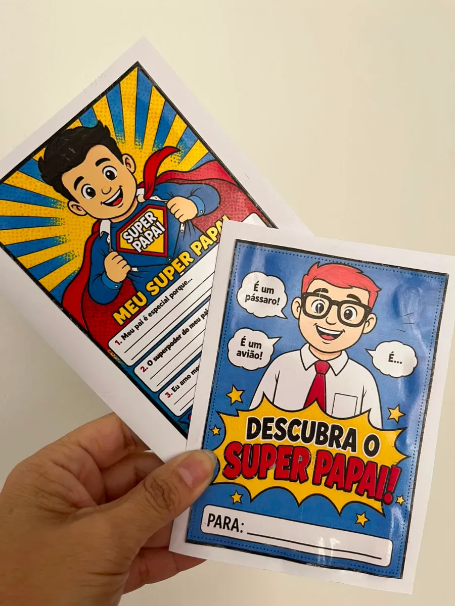 Kit Dia dos Pais: Atividades + Cartões + Certificado — amostra 3: Transforme o Dia dos Pais em um momento emocionante na…