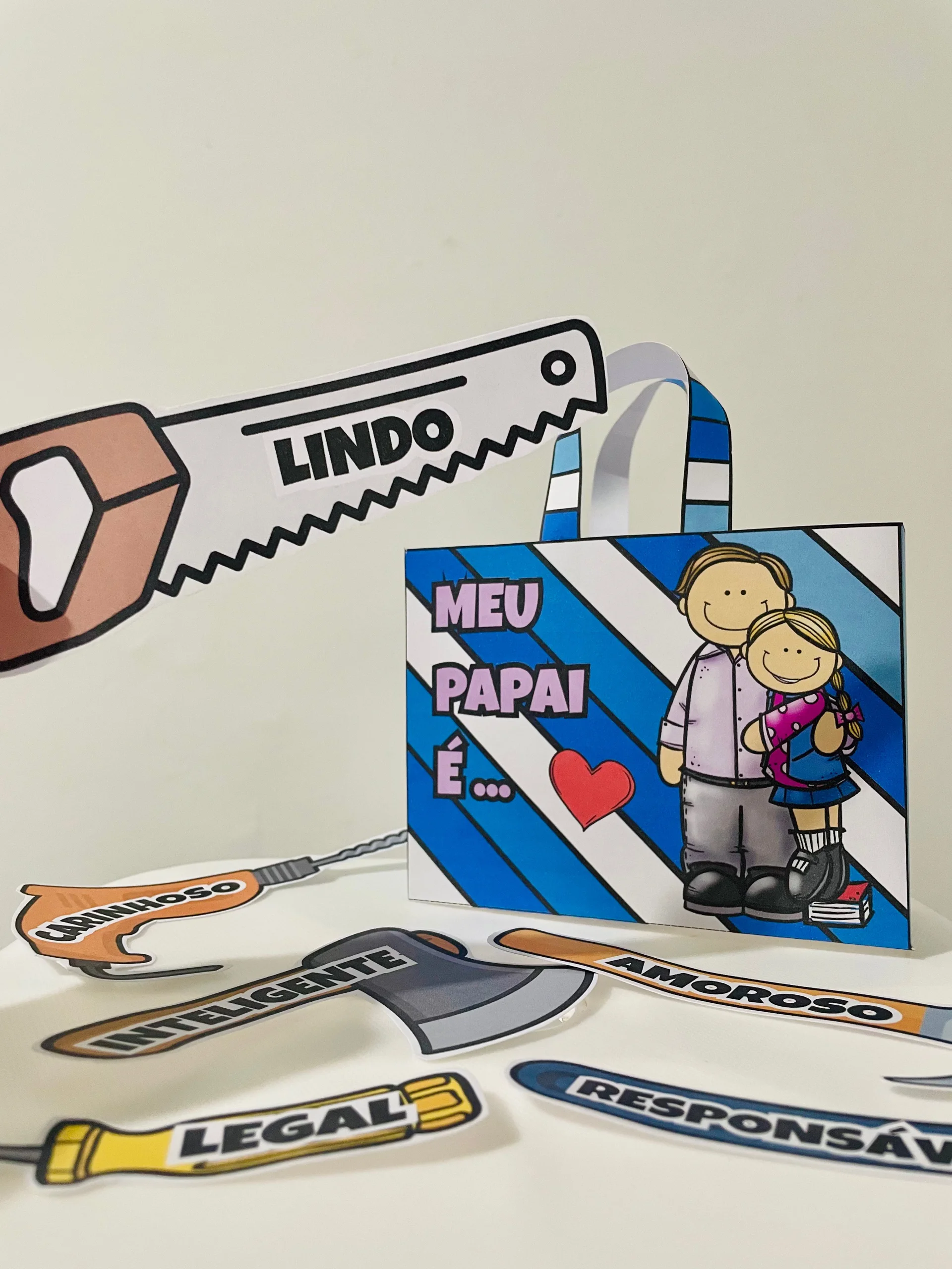 Kit Dia dos Pais: Atividades e Lembrancinhas para Imprimir — amostra 3: 📦 O que você recebe: • Atividades para desenhar,…