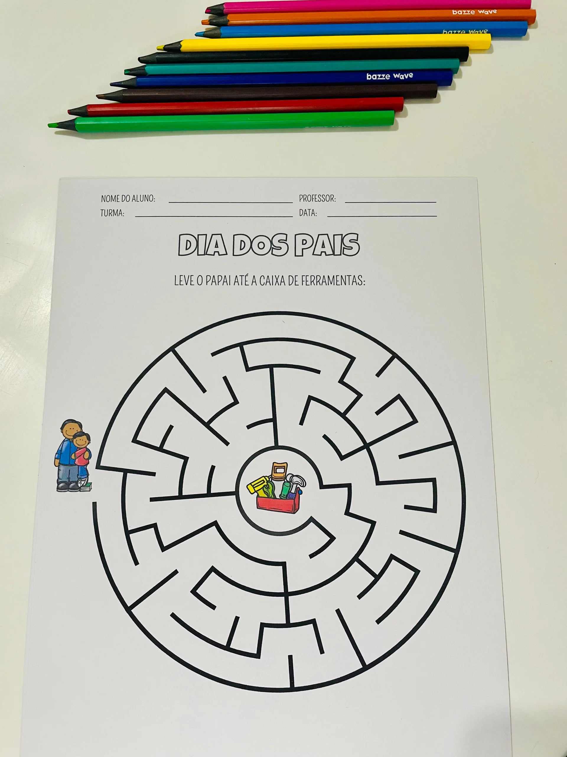 Kit Dia dos Pais: Atividades e Lembrancinhas para Imprimir — amostra 4: 🎯 Ideal para desenvolver criatividade, coordenação…