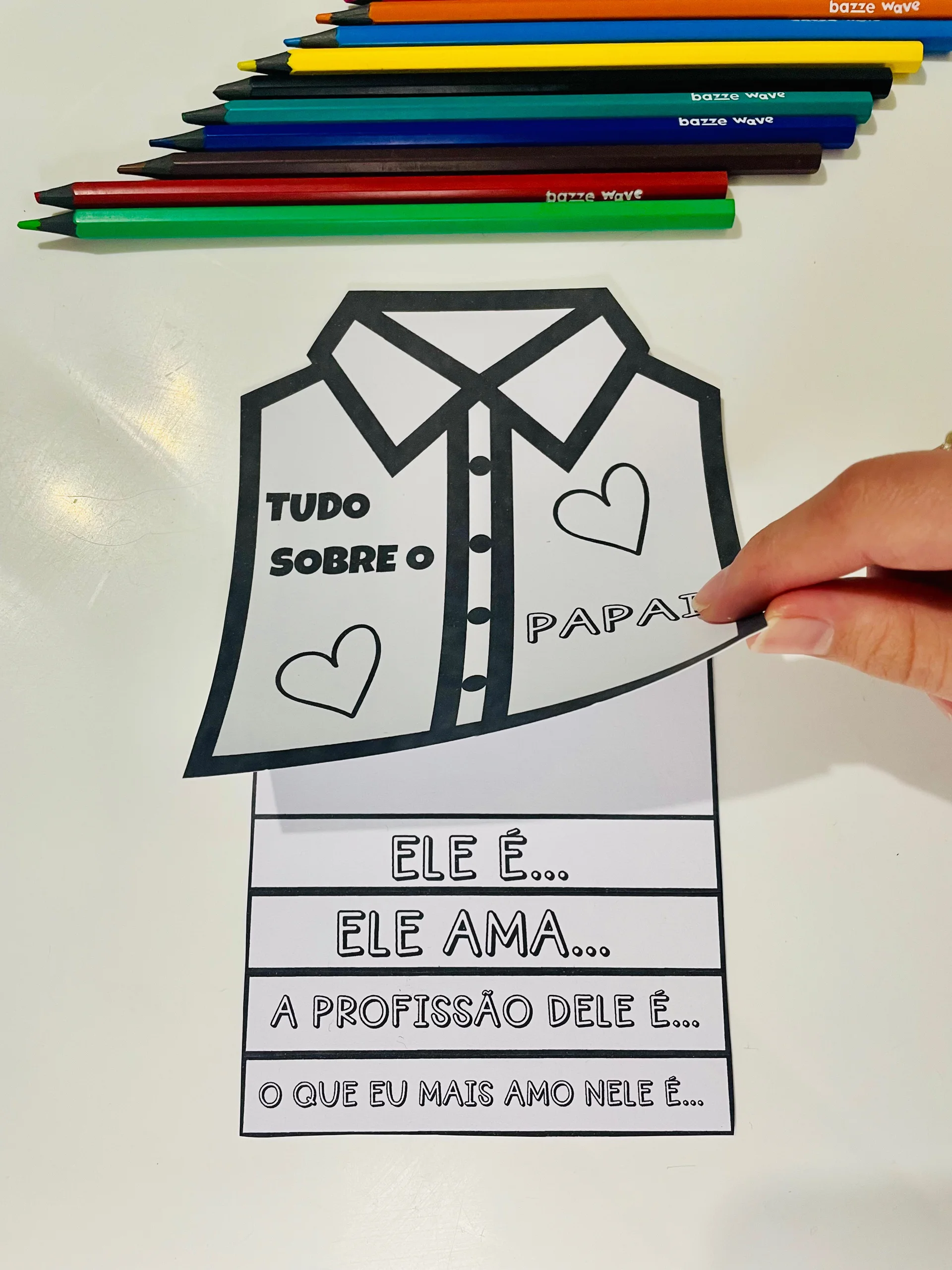 Kit Dia dos Pais: Atividades e Lembrancinhas para Imprimir — amostra 7: Kit Dia dos Pais com atividades lúdicas e…