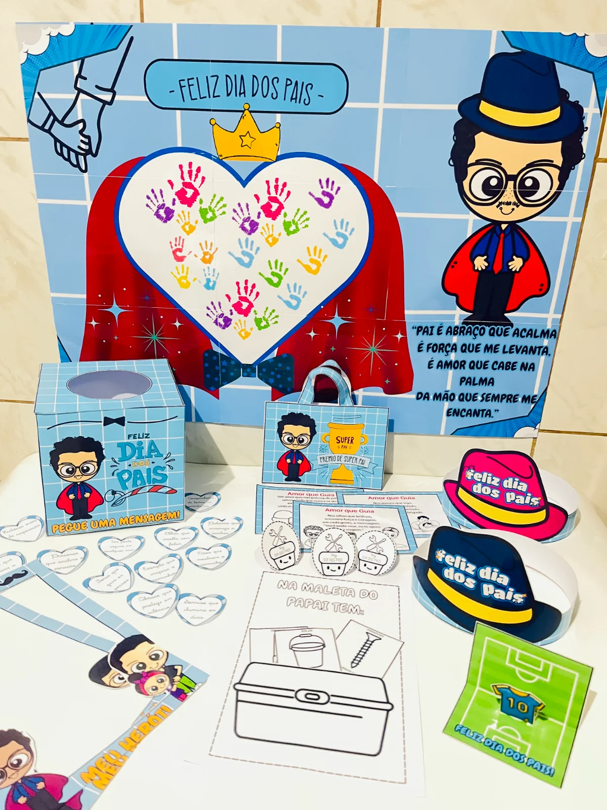 Kit Dia dos Pais – Atividades para Imprimir — capa do material