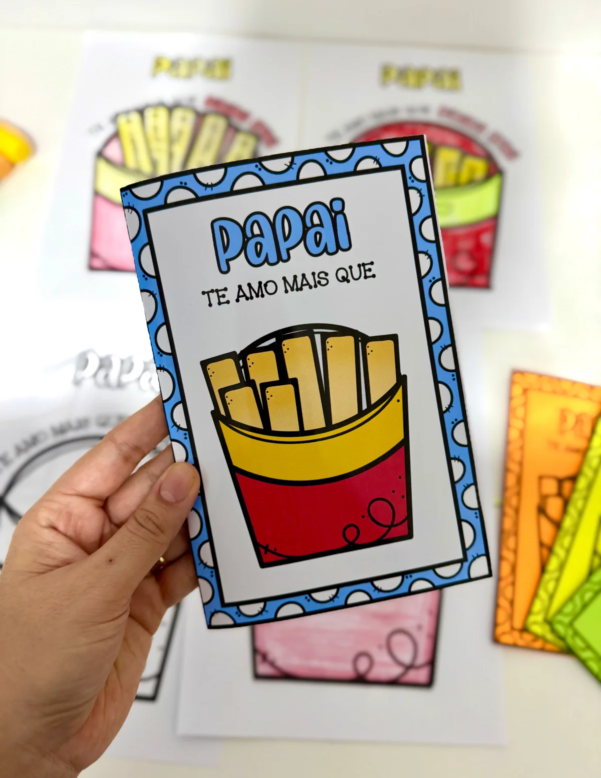 kit dia dos Pais Batata Frita Educação Infantil — capa do material