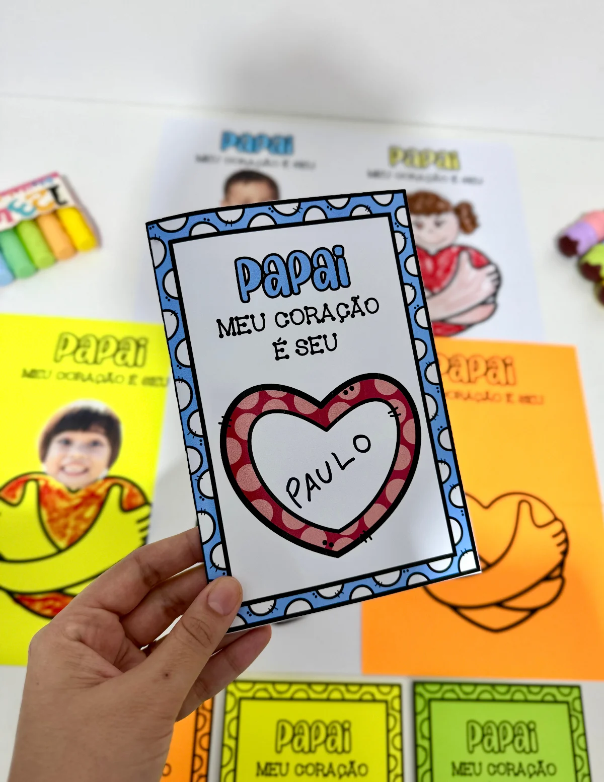 Kit Dia dos Pais Meu Coração é Seu em PDF — amostra 2: O Kit Dia dos Pais – Meu Coração é Seu foi desenvolvido…