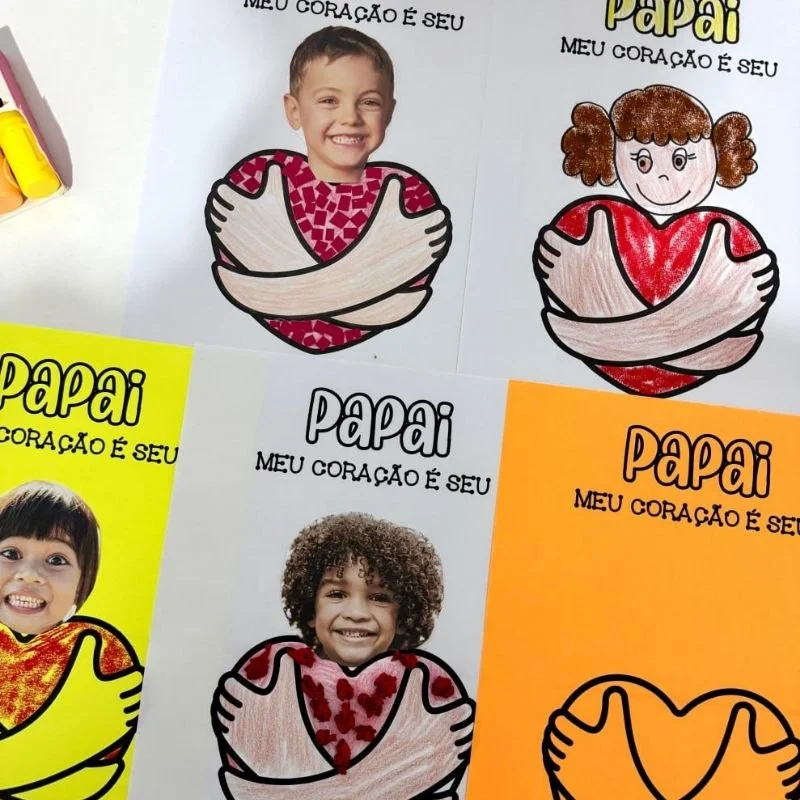 Kit Dia dos Pais Meu Coração é Seu em PDF — amostra 3: O Kit Dia dos Pais – Meu Coração é Seu foi desenvolvido…