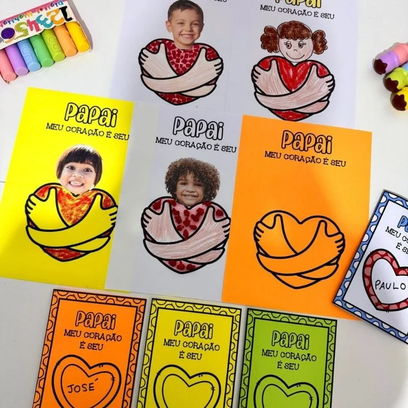 Kit Dia dos Pais Meu Coração é Seu em PDF — amostra 5: O Kit Dia dos Pais – Meu Coração é Seu foi desenvolvido…
