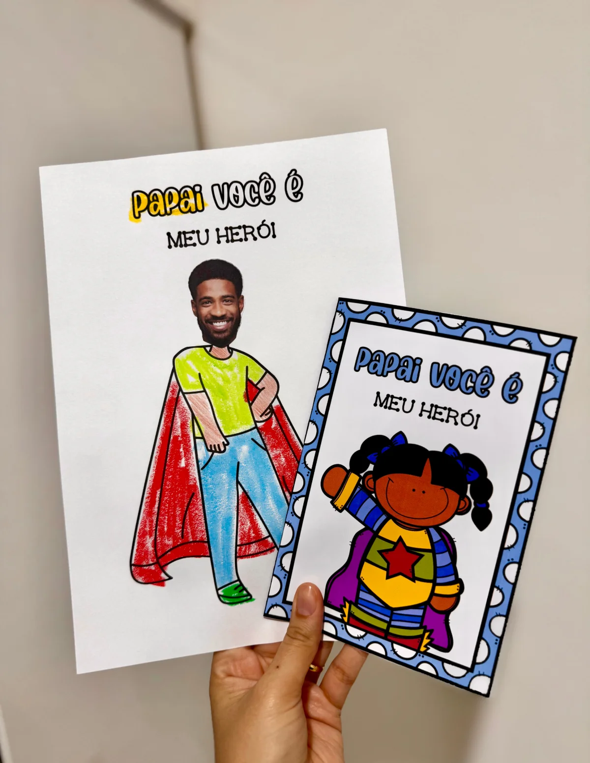 Kit Dia dos Pais – Tema Herói – PDF para Imprimir | Educação Infantil — amostra 1: Sobre o Kit Dia dos Pais – Tema Herói