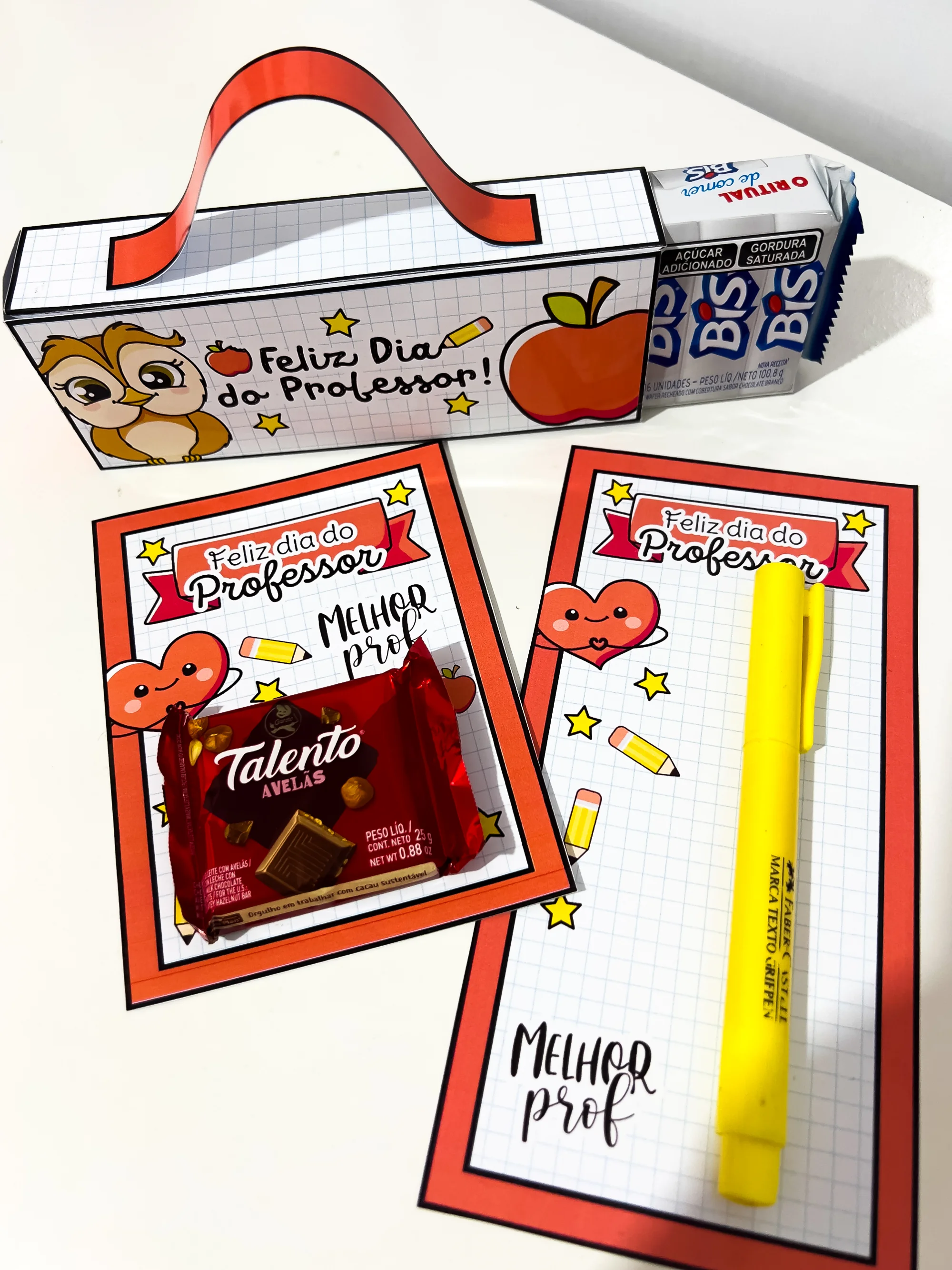Kit Dia dos Professores – 3 Lembrancinhas para Homenagear Professores — amostra 1: Uma homenagem especial para demonstrar…