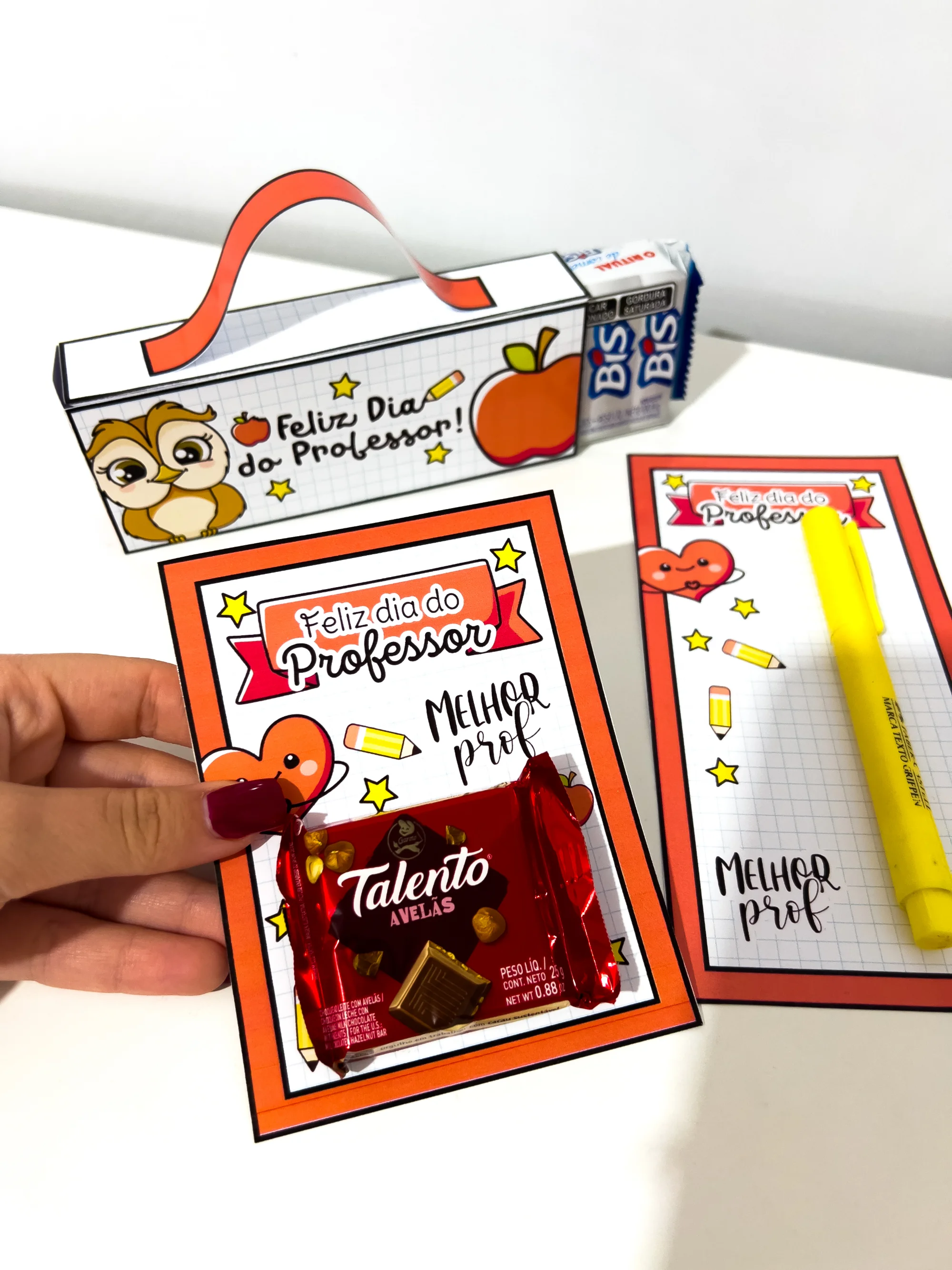 Kit Dia dos Professores – 3 Lembrancinhas para Homenagear Professores — amostra 2: Uma homenagem especial para demonstrar…