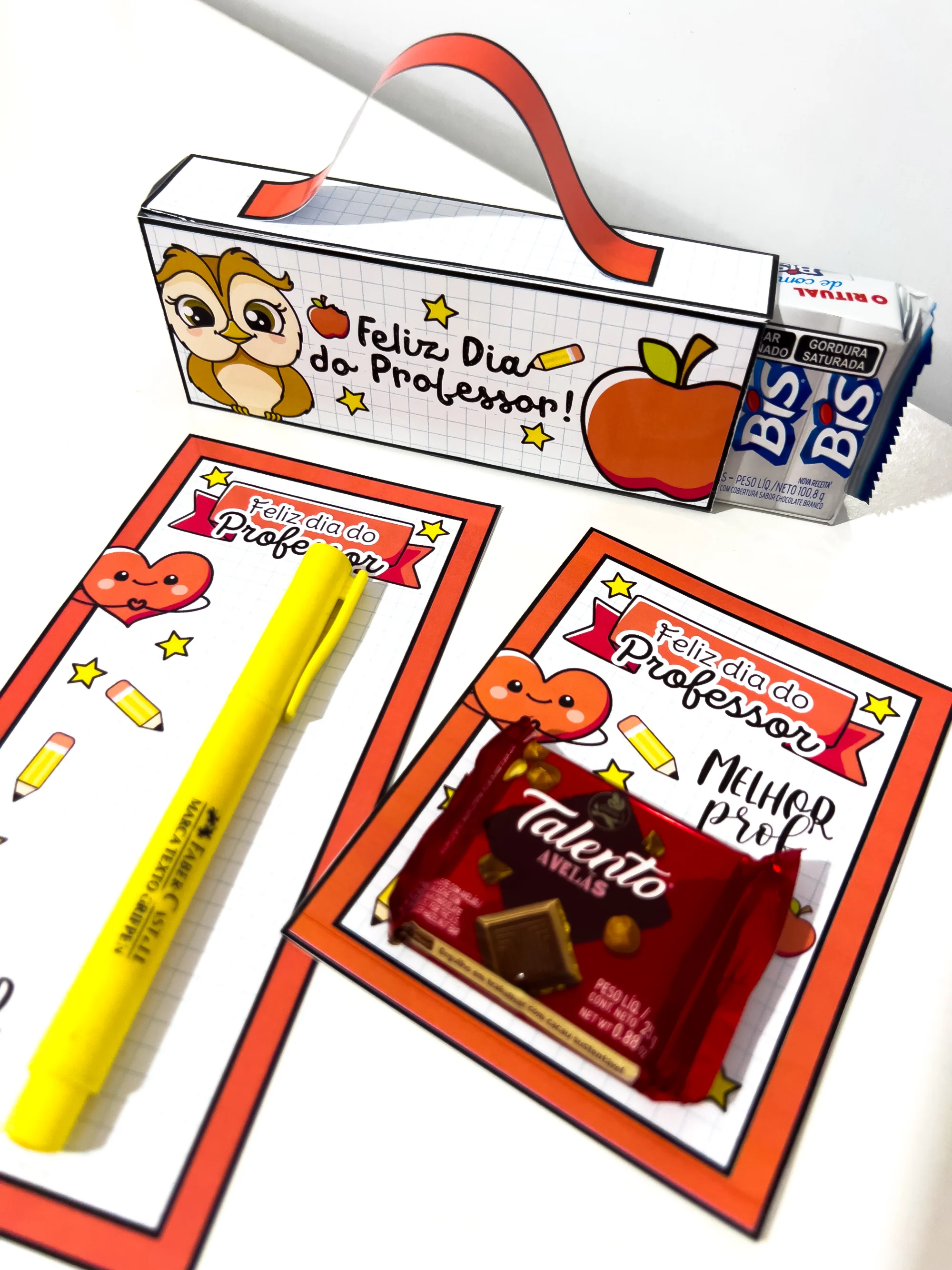 Kit Dia dos Professores – 3 Lembrancinhas para Homenagear Professores — amostra 3: Uma homenagem especial para demonstrar…
