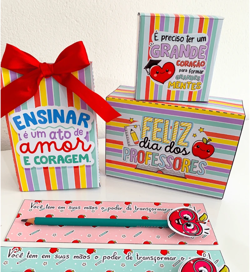 Kit Dia dos Professores: Lembrancinhas em PDF para Imprimir — capa do material