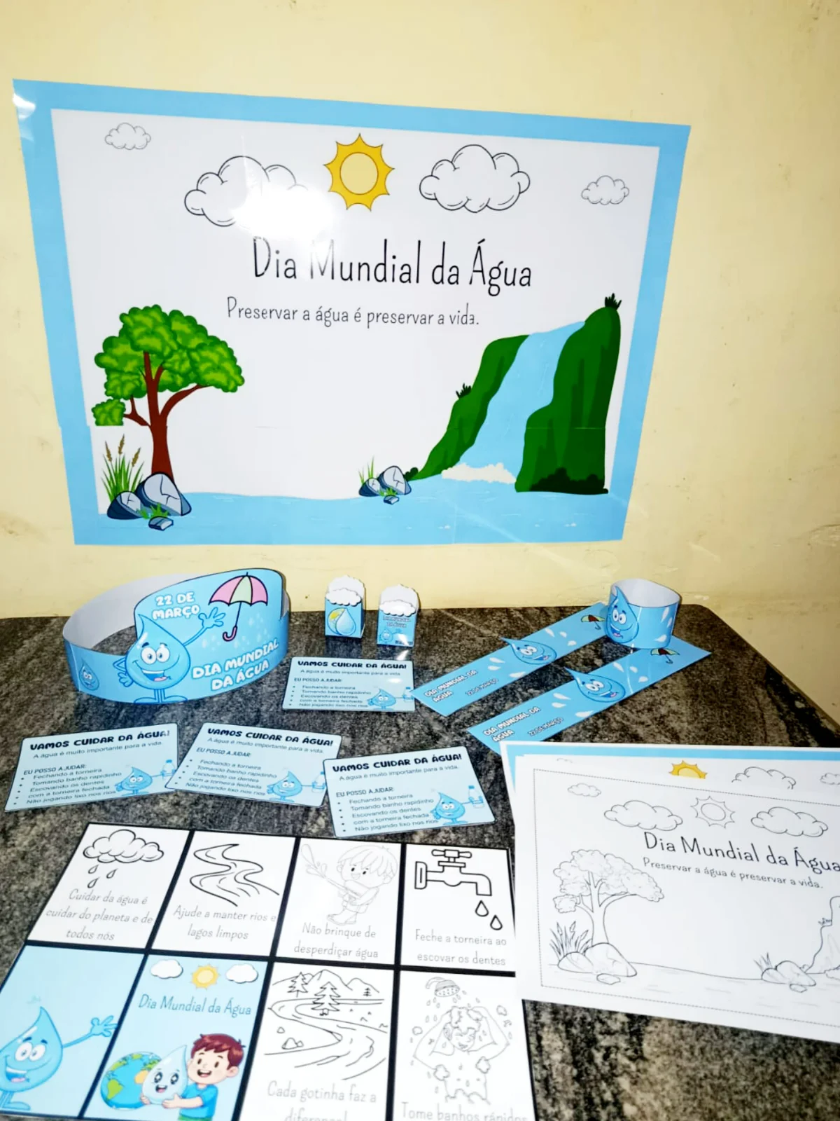 Kit dia mundial da água – 22 de março – Material Pedagógico — capa do material